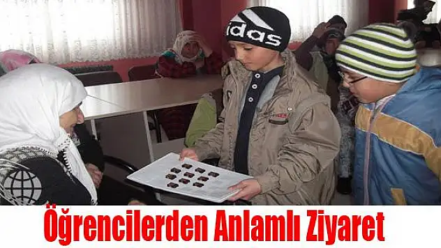 öğrencilerden huzurevine ziyaret