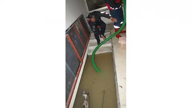 Malatya'da su baskını