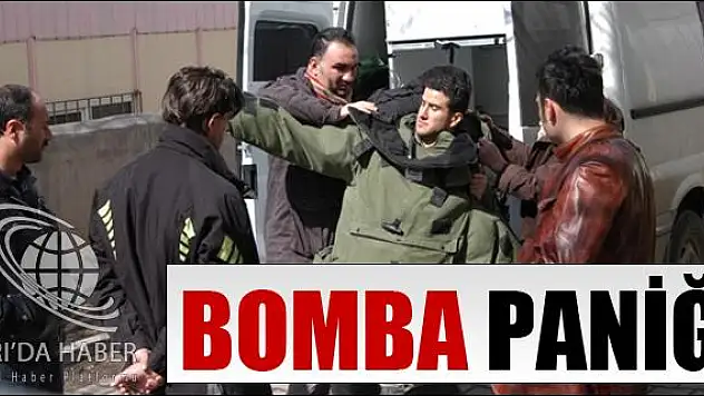 DOĞUBAYAZIT İLÇESİNDE BOMBA PANİĞİ