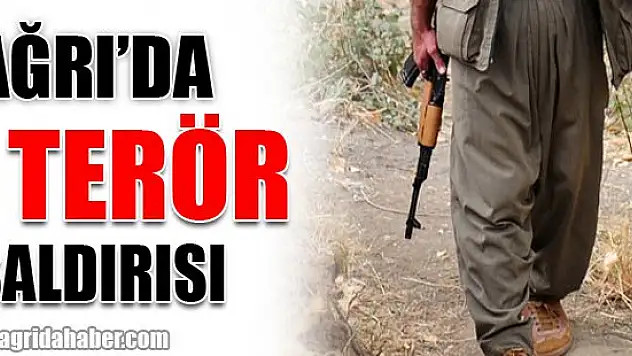 Ağrı'da terör saldırısı