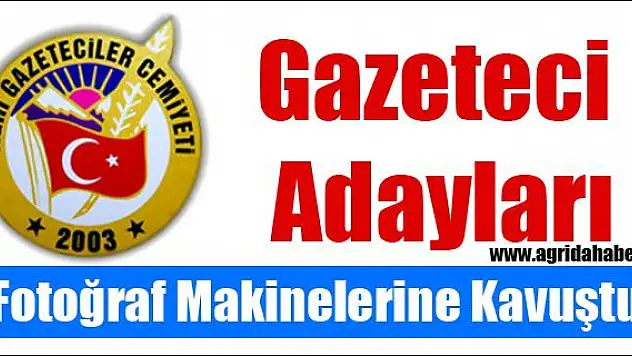 GAZETECİ ADAYLARI FOTOĞRAF MAKİNELERİNE KAVUŞTU