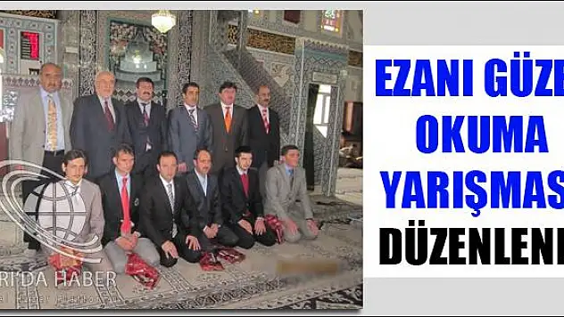 EZANI GÜZEL OKUMA YARIŞMASI DÜZENLENDİ