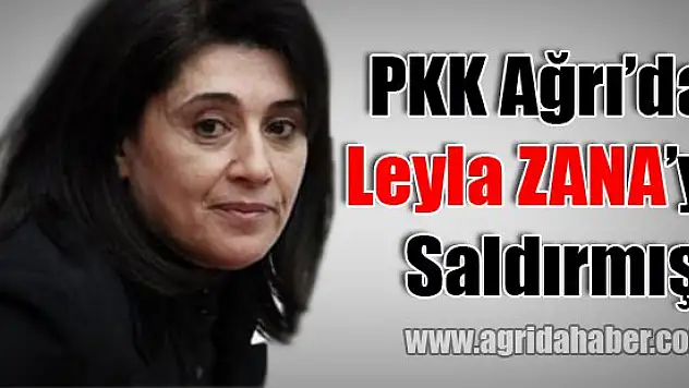 PKK Ağrı'da, Leyla Zana'ya Saldırmış