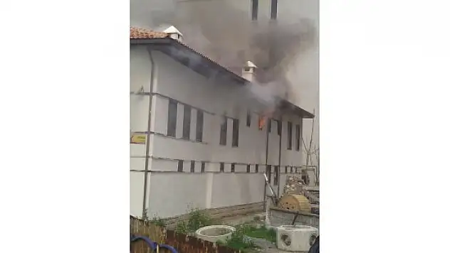 Malatya'da tarihi konakta yangın