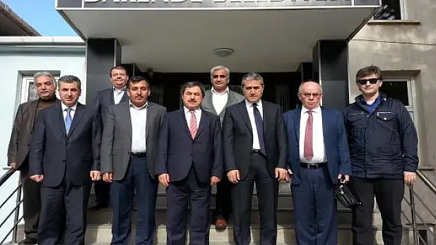 Büyükşehir Belediyesi heyeti Darende'de incelemelerde bulundu