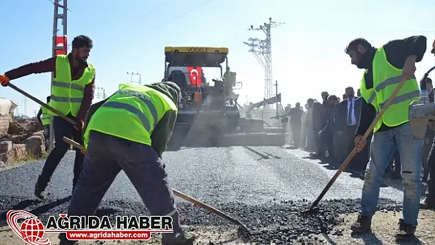 Doğubayazıt'ta Asfaltlama Çalışması Başladı