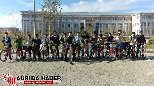 Ağçed İzcileri ''Sağlıklı Yaşam İçin Bisiklet Sürme'' etkinliğiyle buluştu