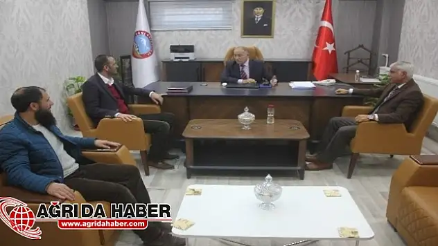 Ağrı Gazeteciler Cemiyeti'nden Ayhan Atmaca'ya Ziyaret
