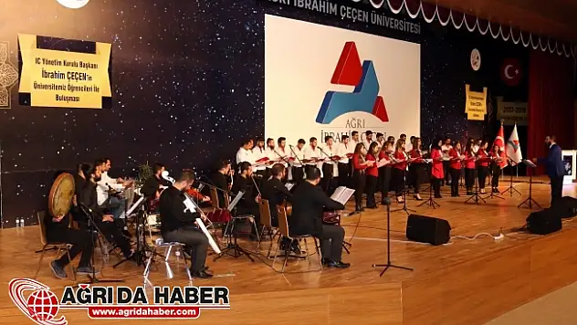 Ağrı İbrahim Çeçen Üniversitesinde Türk Halk Müziği Konseri Verildi