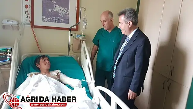 Ağrı Valisi Süleyman Elban'dan Ramazan Taşdemir'e Ziyaret