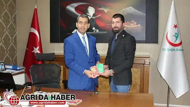 Ağrı Yeşilay Şubesinden Sağlık Müdürü'ne Ziyaret