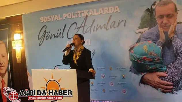 Ak Parti Genel Başkan Yardımcısı Sosyal Politikalar Başkanı Öznur ÇALIK Ağrı'da
