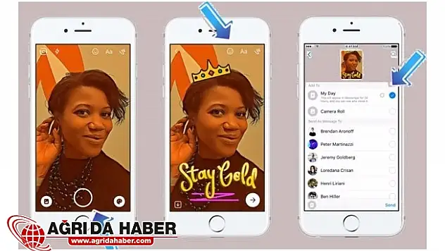 Facebook Snapchat'tan Kopya Almaya Devam Ediyor !