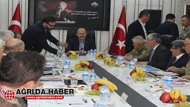 İçişleri Bakanı Süleyman Soylu Ağrı'da