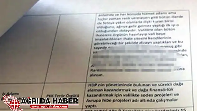 Ağrı'da Skandal Olay! 600 Kişi Fişlendi!