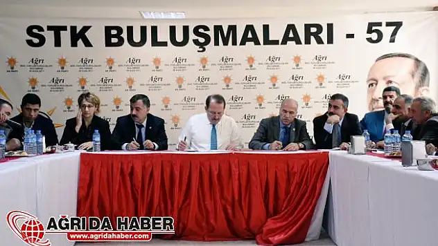 AK Parti Ağrı İl Teşkilatı'ndan Meslek Odaları ve STK Buluşmaları