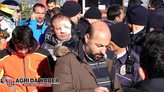 Erzurum'da Milli Takım Kayak Seçmelerinde Kavga