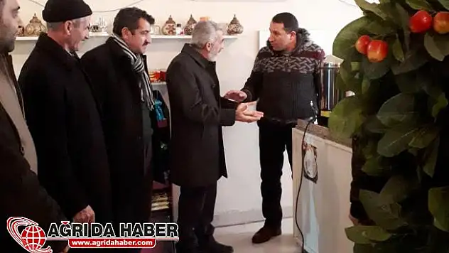 HÜDAPAR Ağrı İl Teşkilatı Esnaf ziyaretlerini sürdürüyor