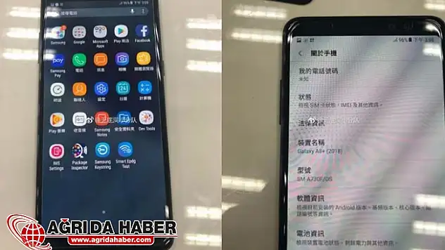 Samsung Galaxy A8+ Resimleri Yayınlandı !