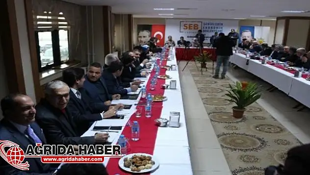 Ağrı'da "Şehirlerin Ekonomik Beklentileri" (ŞEB) Forumu düzenlendi