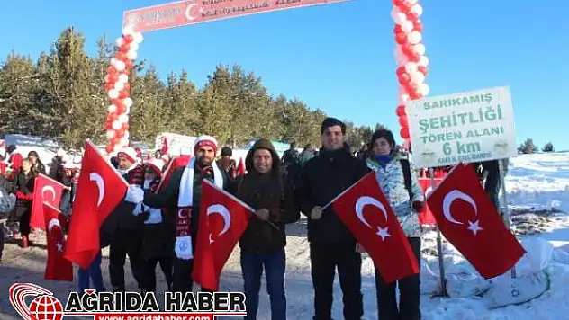 Ağrı Gençlik Merkezi 'Gençlik Şühedanın İzinde' Programı için Sarıkamış'ta