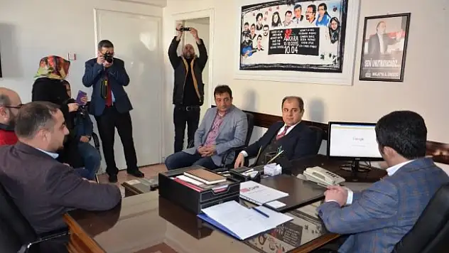 Baro Başkanı Enver Han CHP İl Başkanı Kiraz ziyaretti