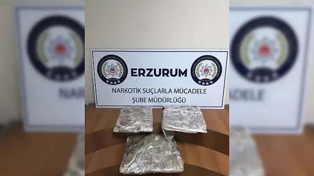 Erzurum'da uyuşturucu ticareti yapan 2 kişi tutuklandı