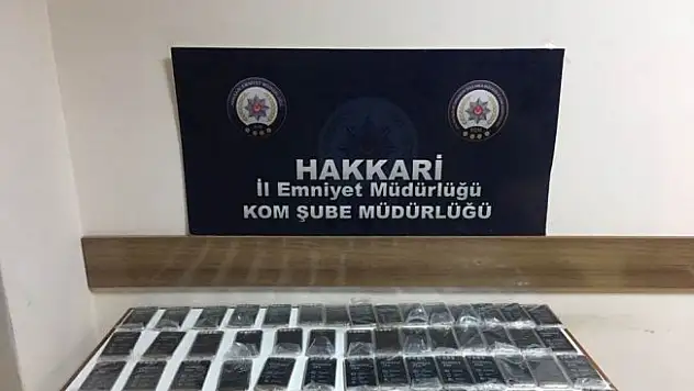 Hakkari kaçak malzeme ele geçirildi