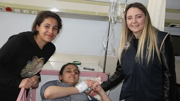 Hakkari polisinden hastalara ziyaret