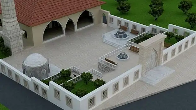 İbrahim Yusuf Paşalar Cami restore ediliyor
