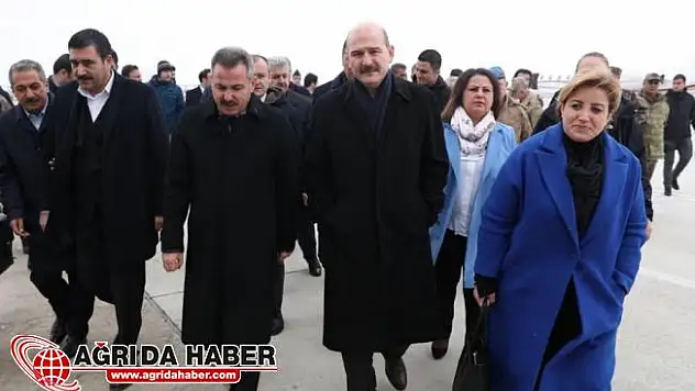 İçişleri Bakanı Süleyman Soylu Ağrı'da
