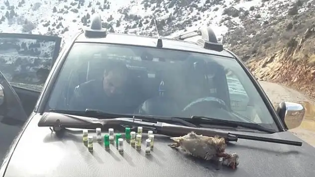 Kaçak avlanan şahsa ceza