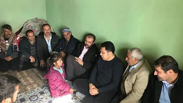 Kaymakam Özcan'dan taziye ziyareti