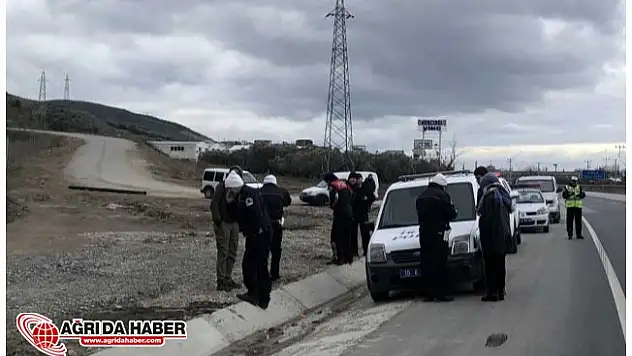 Kaza Yapan Polisler Ölümden Döndü