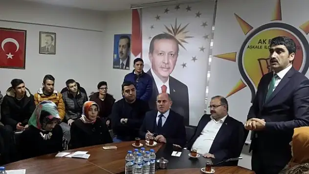 Orhan Deligöz Aşkale'de
