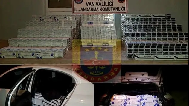 Van'da 16 bin paket kaçak sigara ele geçirildi