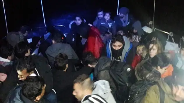 42 kaçak göçmen yakalandı