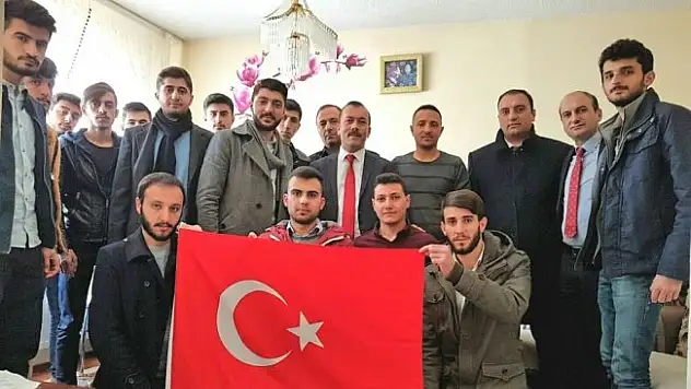 Afrin Gazisi Akpunar'a ziyaret