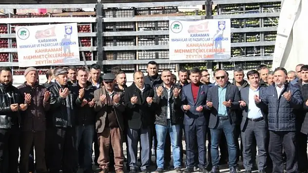 Afrin operasyonundaki Mehmetciğe bir tır elma