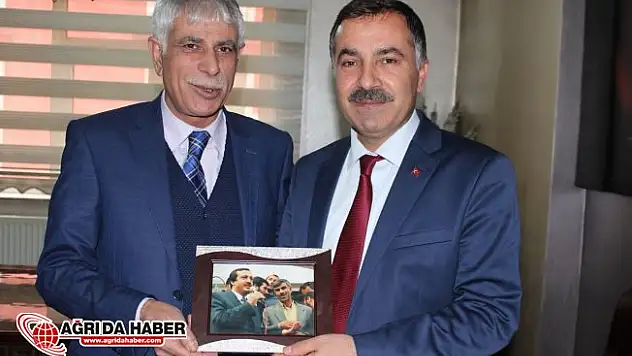 Ağrı Ak Parti İl Başkanı Abbas Aydın AGC'yi ziyaret etti