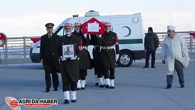 Ağrı'da Şehit olan Er Memleketine Uğurlandı