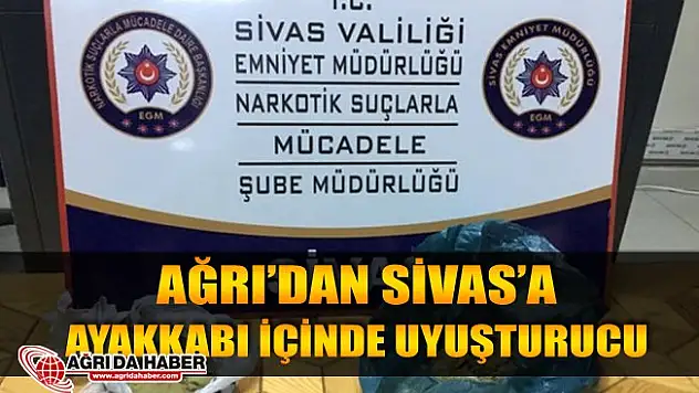 Ağrı'dan Sivas'a giden uyuşturucu yol kontrolüne takıldı