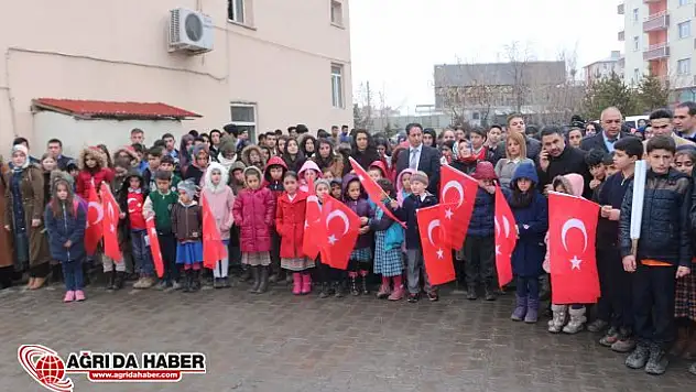 Ağrı'dan Afrin'e Gidecek olan PÖH'lere Uğurlama