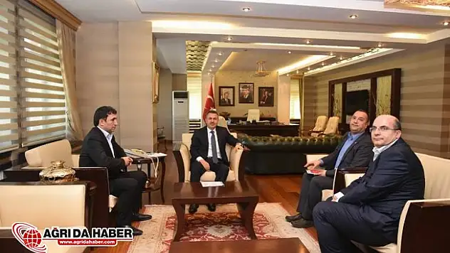 Ağrı Mali Müşavirler Derneği'nden Vali Elban'a Çözüm Önerisi Ziyareti