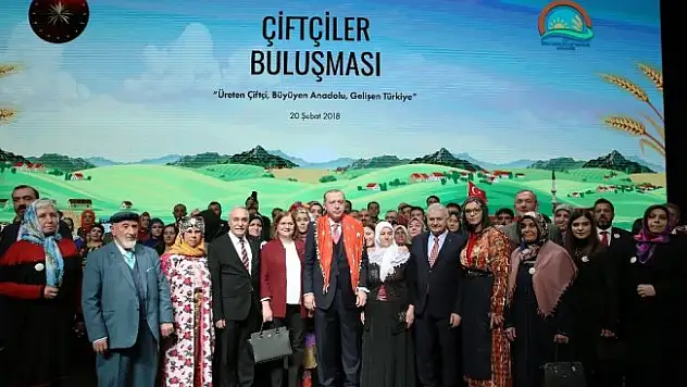 Ağrılı çiftçiler Cumhurbaşkanlığı Külliyesinde