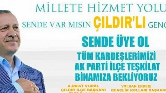AK Parti Çıldır Gençlik Kollarından üye kampanyası