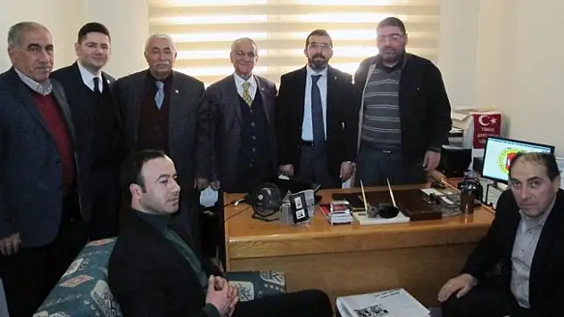 AK Parti'den Kars Kuzey Doğu Gazeteciler Cemiyeti'ne ziyaret