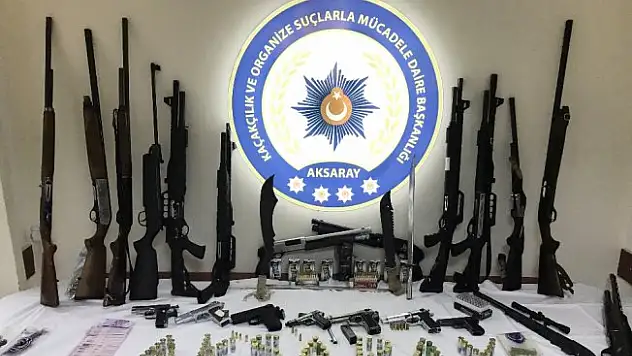 Aksaray'da suç örgütü operasyonu: 23 gözaltı