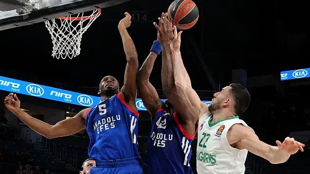Anadolu Efes, Zalgiris Kaunas'a yenildi