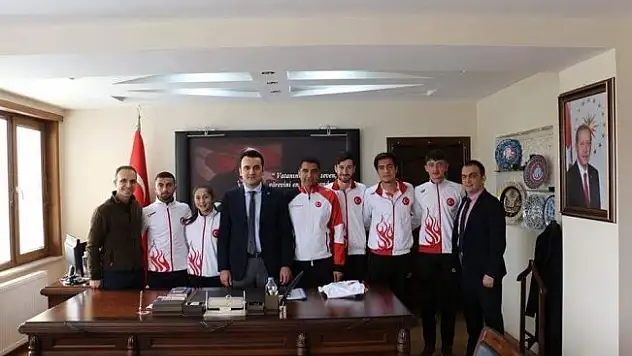 Atletizm milli sporcuları Altıntaş'ta